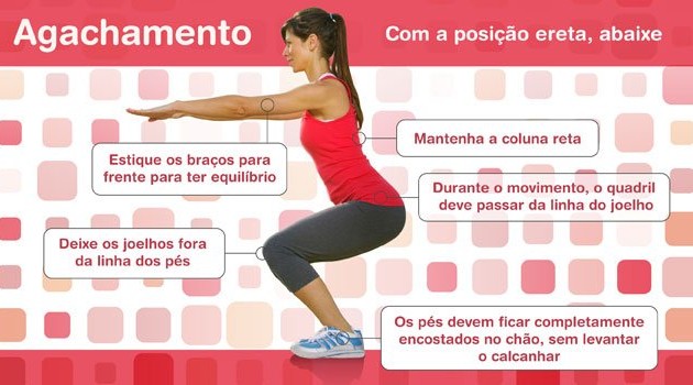 Como fazer agachamento certo?